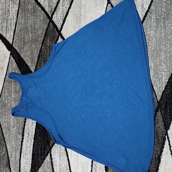 FREE PEOPLE SET-OF-5 RACERBACK RIBBED RELAXED FIT TANK-TOPS LARGE PRICE FIRM - Picture 3 of 12